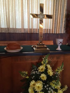 Worship communion table pic